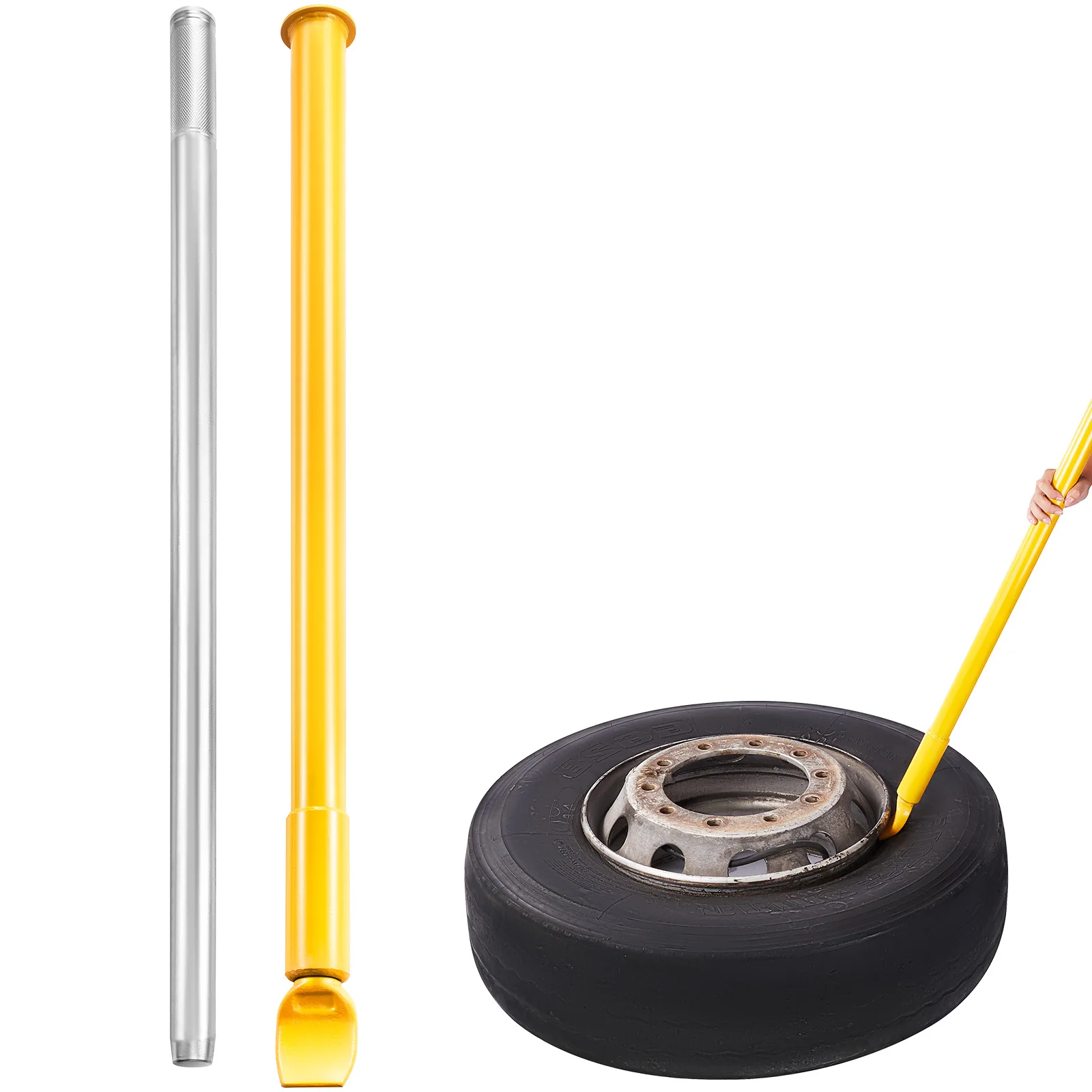 Tire Bead Breaker Slide Hammer Tire Slide Hammer Heavy Duty Steel Tire Changing Tool for Car Truck Trailer Tire Removal