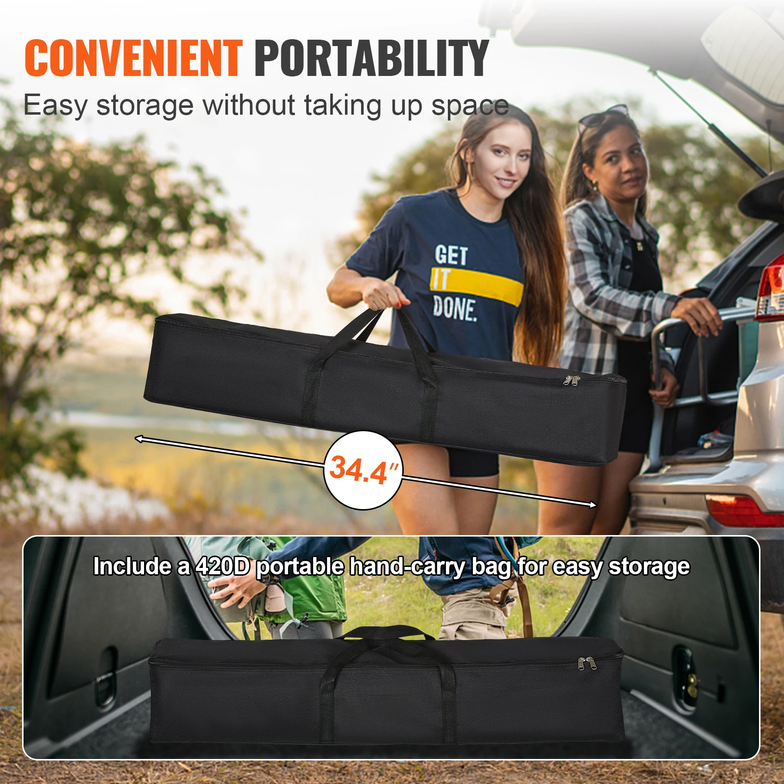 Projector Screen with Stand 100 120 150 inch 16:9 4K 1080 HD Portable Projection Screen for Home Office Theater Cinema - Image 5