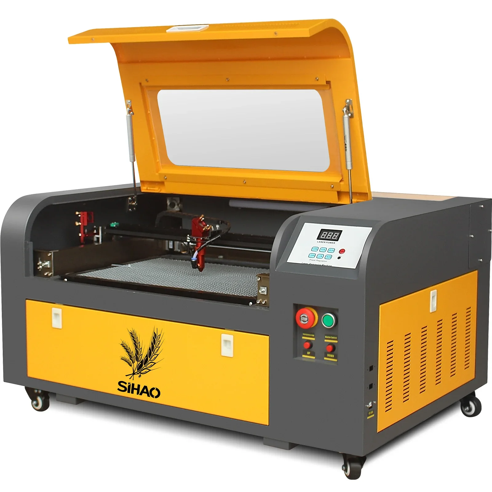 50W-100W CO₂ Laser Engraver with Large Work Area | Precision Cutting & Engraving for Wood, Acrylic, Glass, Leather - Image 2